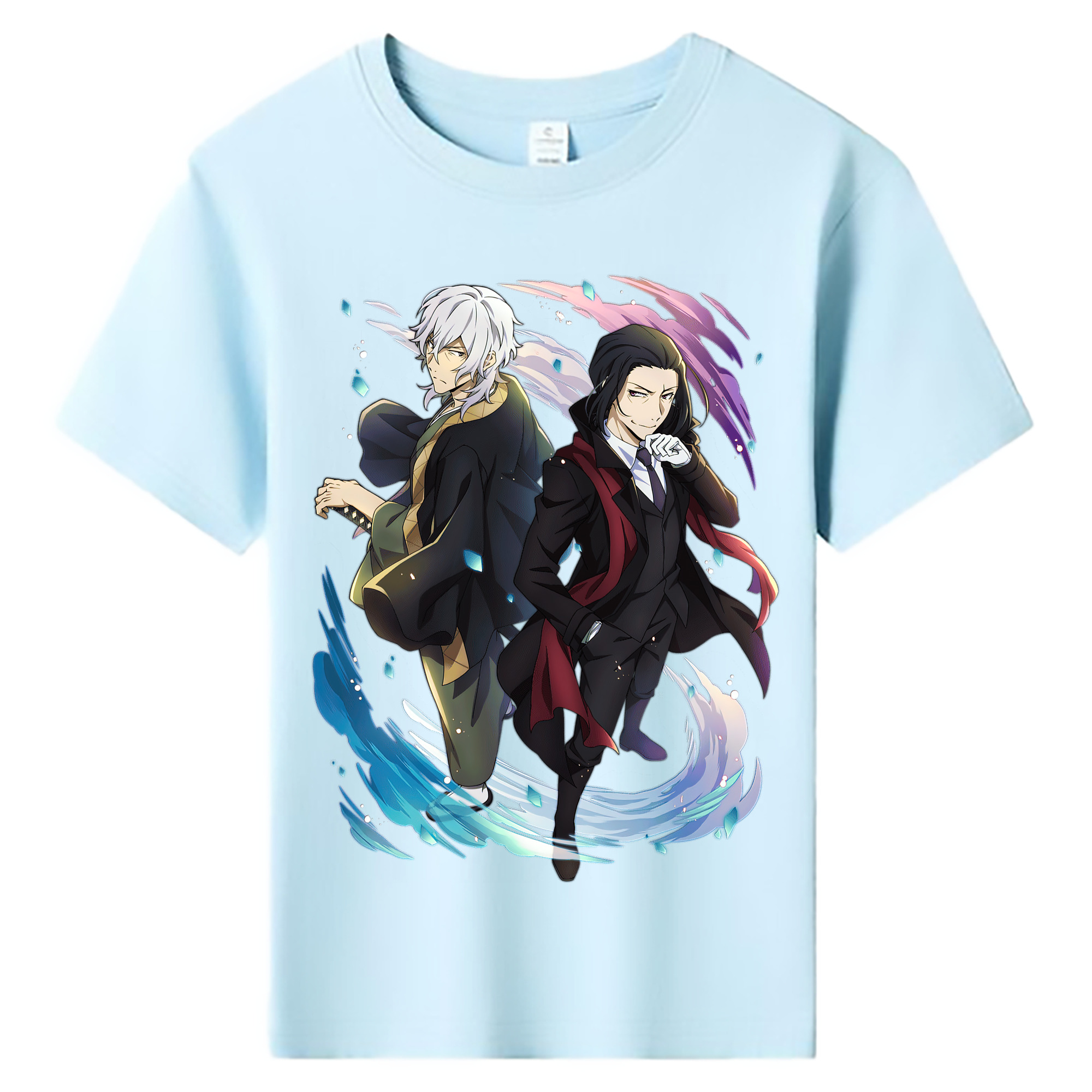（画像用） 文豪ストレイドッグス Bungo Stray Dogs 綿100％キッズTシャツ（フロントプリント）